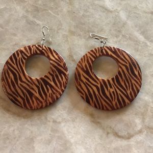 Wooden earrings